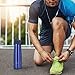 TOPOKO AUTOFLIP Straw Lid Water Bottle Stainless Steel Double Wall Vacuum Insulated Sweat Proof Leak Proof Beverage Taking Aid with Carrying Handle-25 OZ-Blue