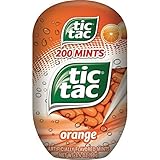 Tic Tac Orange Bottle Pack, 3.4-Ounce / 200 Count (Pack of 4) 800 Total