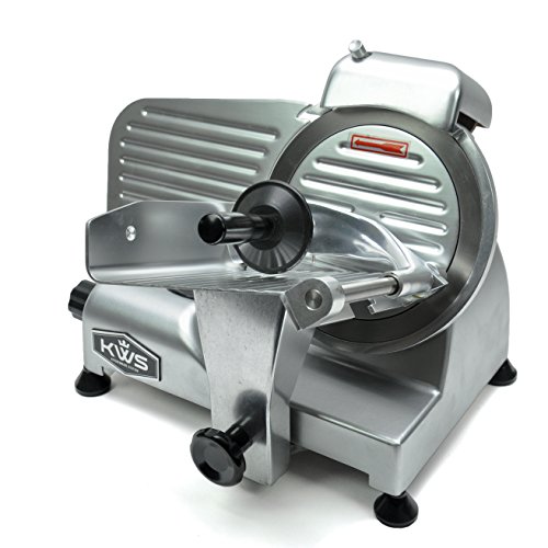 KWS Premium Commercial 200W Electric Meat Slicer 6" Frozen Meat Deli