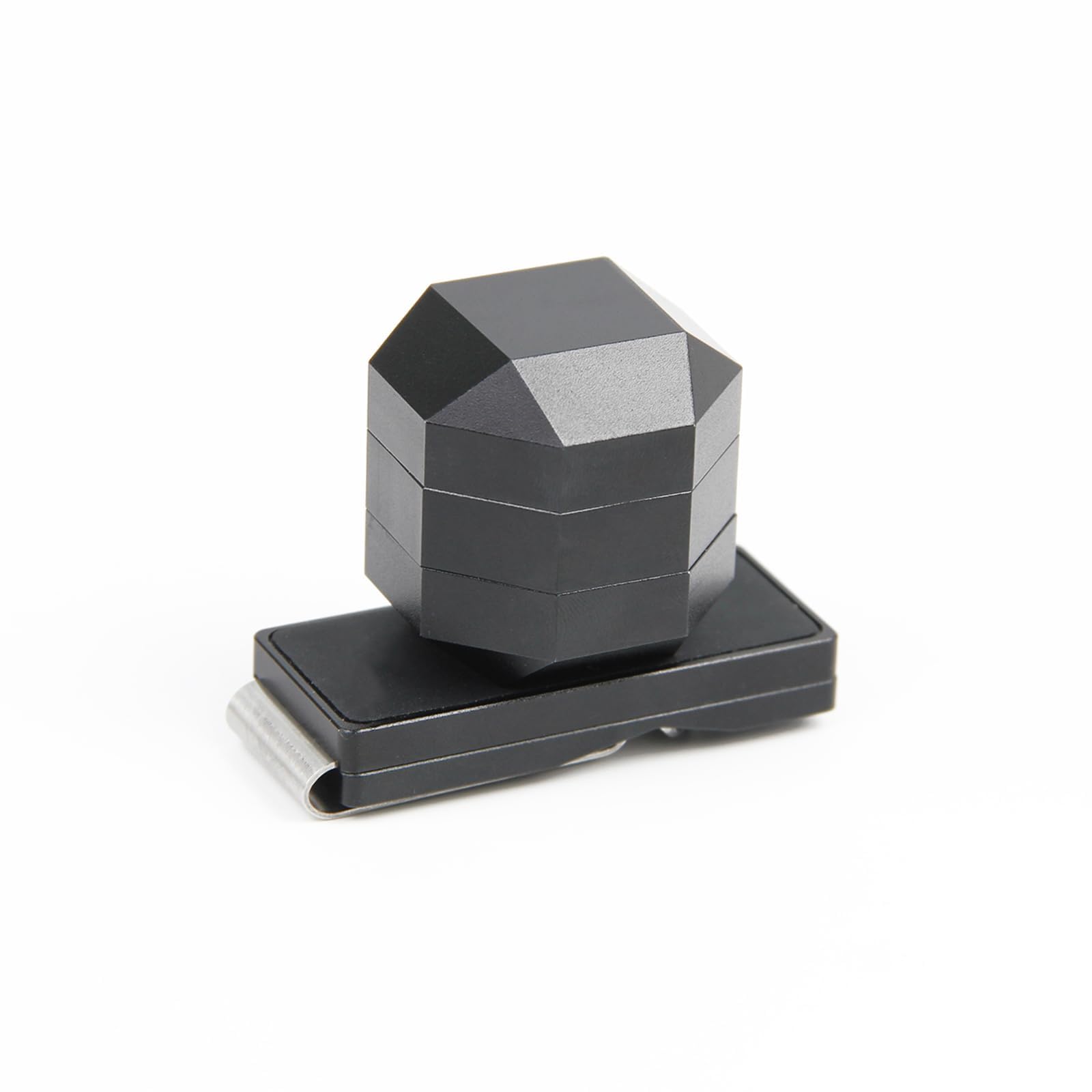 Wokyo Premium 3 Layer Billiard Magnetic Pool Cue Chalk Holder Box Set, Pool Table Accessory for Billiards Precision Shots (Black)