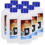 Lot De 6 Nettoyants Système Lait Melitta Perfect Clean 250ml - Pour Machines à Café Et Expresso