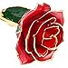 Gold Rose Love Forever Long Stem Gold Foil Trim Dipped 24K Rose Best for Her Best for Mom, Wife, Girlfriend, Best for Your loved Ones