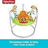 Fisher-Price-CHM91-Roaring-Rainforest-Jumperoo-New-Born-Baby-Activity-Centre-with-Music-and-Lights Fisher-Price Roarin' Rainforest Jumperoo - Infant Activity Center with Music, Lights & Sounds - 360° Play - Colourful…