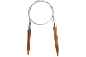 Weabetfu Bamboo Circular Knitting Needle,40-inch Length for Handmade Creative DIY and Any Weave Yarn Projects,US Size 15(10mm)