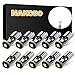 NAKOBO T10 194 168 175 2825 12961 W5W Error Free Non Polarity LED Interior Car Bulb 3SMD 3030 Chipset for Car Interior Dome Map Door Courtesy License Plate 6000K Pure White Lights (pack of 10)