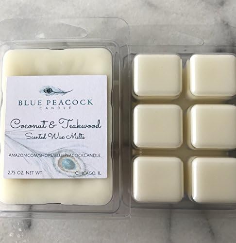 Coconut Teakwood Wax Melts - 2 Pack - Coconut Scented Wax Tarts