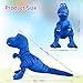 Marsjoy Blue Small Stuffed Dinosaur Plush Toy, Plush Dinosaur Stuffed Animal, Tyrannosaurus Rex Dinosaur Toy for Baby Girl Boy Kids Birthday Gifts, 11×5×13.9 inch