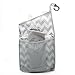 Playard Diaper Caddy and Nursery Organizer for Newborn Baby Essentials, Chevron Pattern, Grey and White, Baby Accessory Organizer by California Home Goods