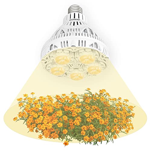 SANSI Grow Light Bulb with COC Technology, Full Spectrum 24W Grow Lamp