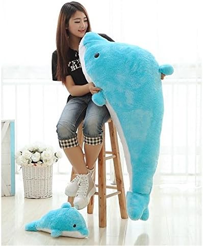 Cute Dolphin Stuffed Animal Plush Toy Pillow Gift For Children/Suitable for all festivals 120cm/47"