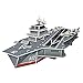 CubicFun P631h Aircraft Carrier Charles de Gaulle 3D Puzzle, 60 Pieces