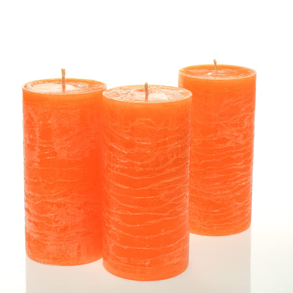 Richland Set of 3 Pillar Candles 3" x 6" Unscented