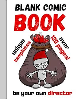 Amazon Com Blank Comic Book Draw Your Own Story Book For Kids Gifts For Comic Book Lovers And Collectors Press Pink Panda Books