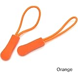 Pack of 10pcs Zipper Pulls (Orange)