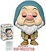 Funko Pop! Disney: Snow White and The Seven Dwarfs - Sleepy Vinyl Figure (Bundled with Pop Box Protector Case)