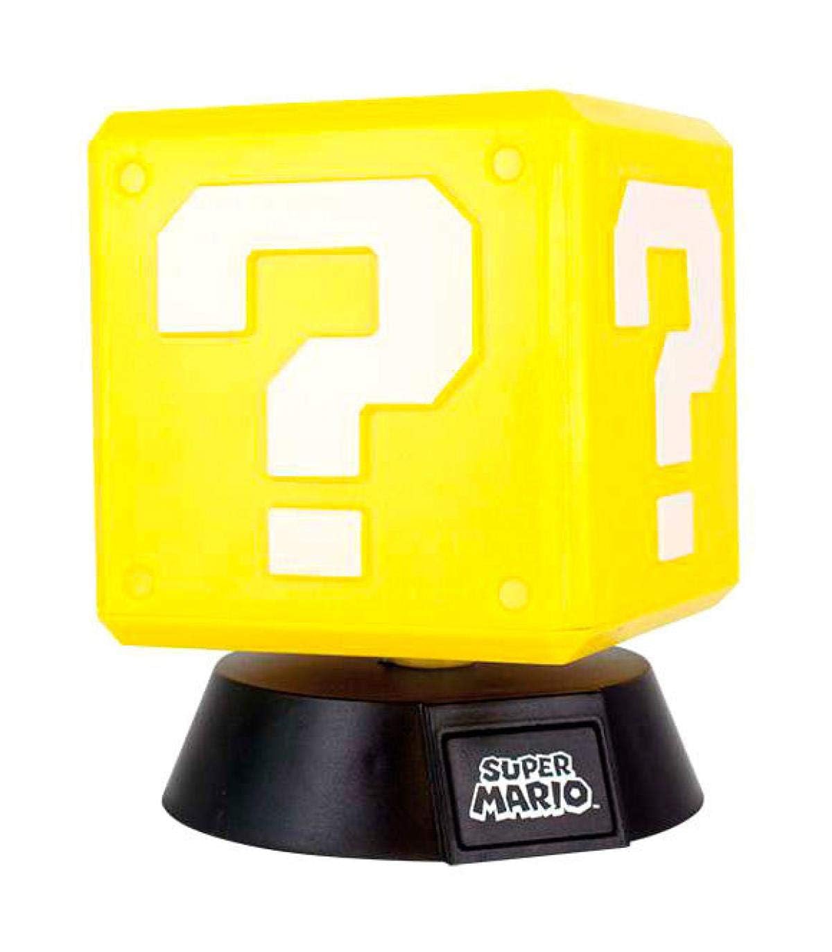 Paladone Super Mario Bros. Question Block Collectible Figure Light, Officially Licensed Nintendo Merchandise