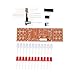 Icstation NE555 Red Blue LED Flashing Strobe Lights Kits DIY Electronics Soldering Practice Set (Pack of 4)