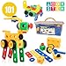 USA Toyz Boltz STEM Building Toys - 101 Pc Construction Set, Educational Toys for Kids with Engineering Blocks, Bolts, Wheels and Ratchet