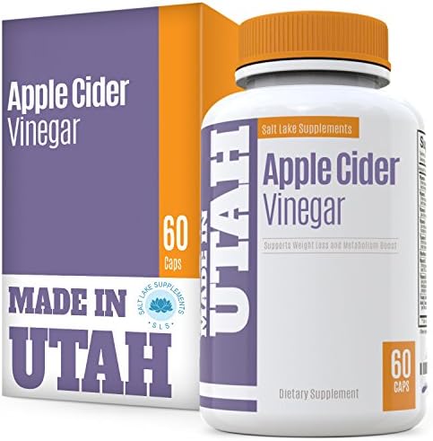 Apple Cider Vinegar - Natural Detox Capsules Which Promotes Weight Loss, Supports Circulation and Boosts Metabolism for A Healthier Heart