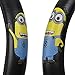 Despicable Me Minions Car Seat Covers w/ Embossed PU Leather Grip Steering Wheel Cover