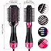 Hot Air Brush One Step Hair Dryer Volumizer Styler Brush,Hair Brush Straightener 2-in-1 Negative Ion Straightening Brush,Salon Reduce Frizz Styling Tools & Appliances Rose Gift for Womenthumb 2