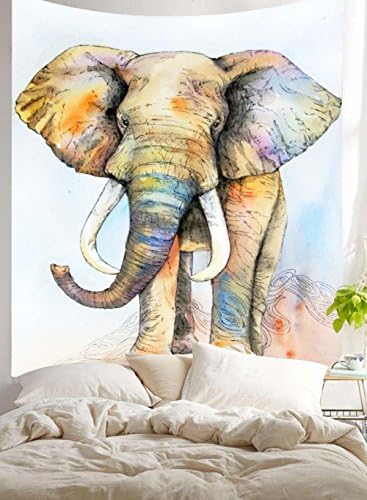 Bohemian Hippie Boho Chic Elephant Tapestry Decor For Dorm Living Room Bedroom