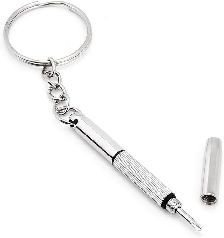 Brillenschraubenzieher Klein Handlich Mini Brillen-Schraubendreher-Set Für Den Schlüsselbund