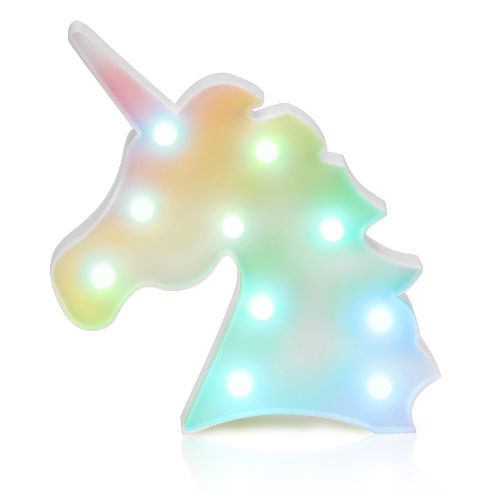 unicorn bedroom lamp