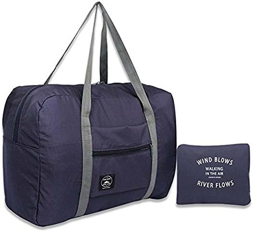 Travel BagsTravel Duffel Bags Lightweight Waterproof Foldable Sports Gym Waterproof Storage Luggage Bag (Dark blue)