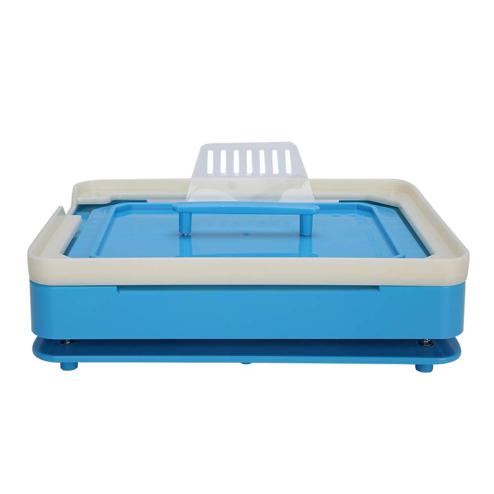 0# Capsule Filling Machine, 200 Holes Capsule Filler Manual DIY Capsule Powder Pressing Filling Machine Plate (Blue)