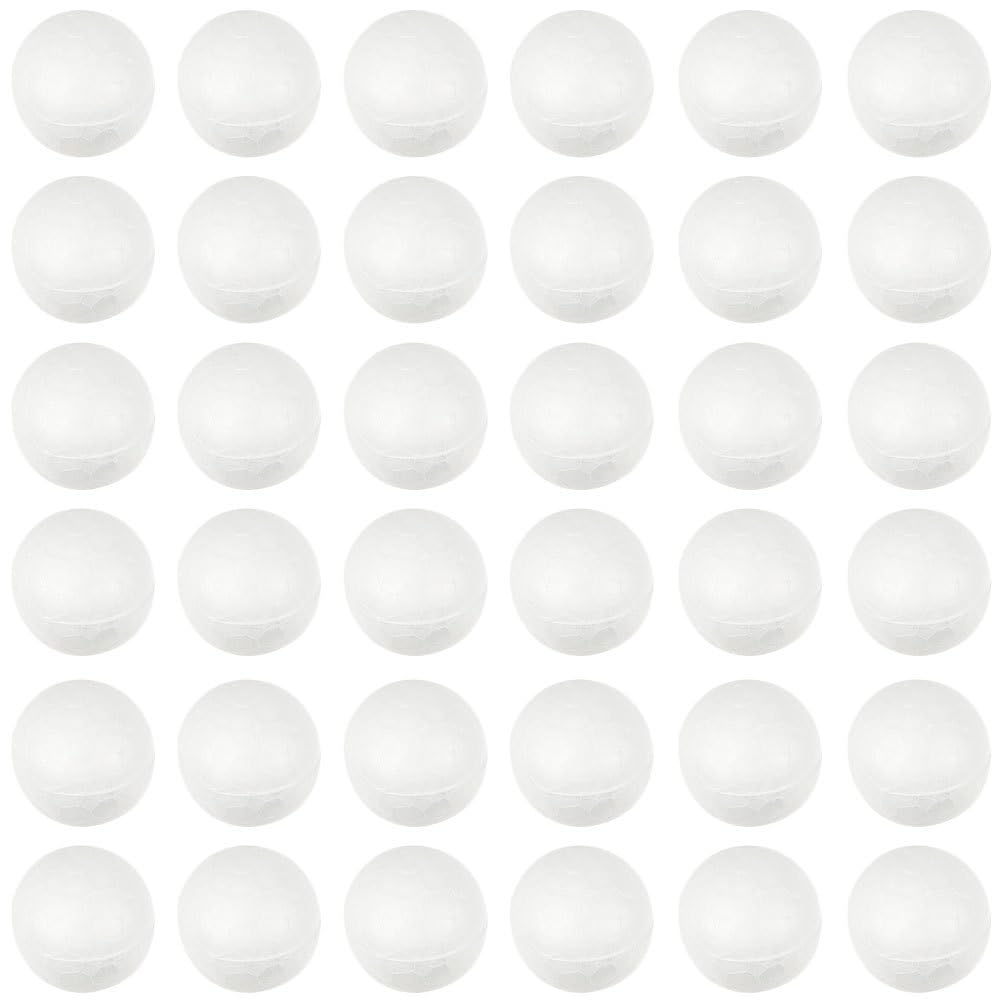 Happyyami Foam Balls for Crafts 1 Inch Polystyrene Balls for Wedding Party Decor DIY Christmas Ornaments and Festive Decoration Supplies