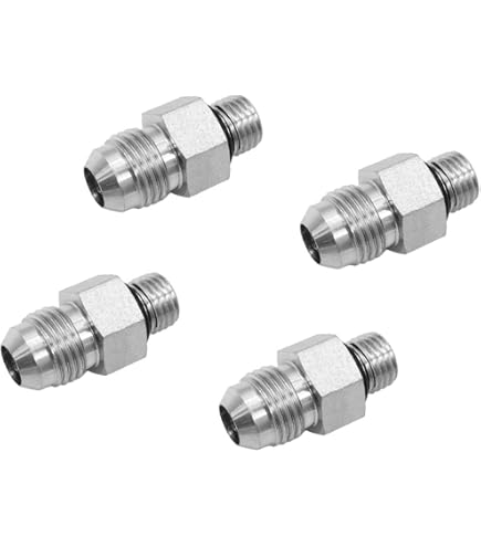 Raccordo 6400-08-10 Adattatore Idraulico JIC 8 Maschio X SAE 10 Maschio Dritto - Modello 6400-08-10, Per Tubazioni Industriali Connettore Oleodinamico Dritto - Foto 8