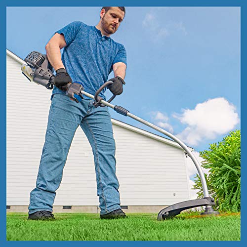 LawnMaster NPTGCP2517B NoPull Gas String Trimmer With Electric Start