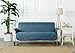 Home Fashion Designs Reversible Sofa Protector. Furniture Protector for Living Room with Secure Straps. Furniture Protectors for Kids, Dogs and Pets. (Sofa, Smoke Blue/Flax)