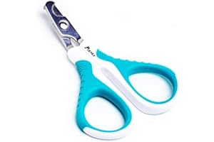 Piepea Pet Nail Clipper for Cat, Small Dog, Professional Pet Claw Trimmer for Small Animals, Cat Nail Scissors, Angled Blades
