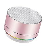 Bluetooth Speakers Portable Wireless, Ruoi Mini Stereo MP3 Player with Built-in Mic, FM Radio and SD/TF Card Play Music for iPhone Ipad Smartphone PC and More