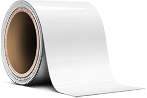 VViViD Ultra Gloss White Air-Release Adhesive Vinyl Pinstripe Tape Roll (3 Inch x 20ft)