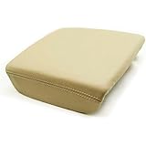 Autoguru for Honda Ridgeline Center Console Armrest Synthetic Leather Cover Beige for 06-14