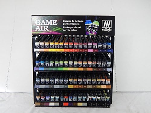 Complete Set of 64 Vallejo Game Air Paints