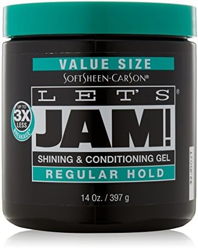 Lets Jam Condition and Shine Hair Gel, Regular Hold 397 g/14 oz by Let's Jam