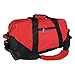 iEquip Duffle Bag, Gym bag, Heavy Duty Travel Bag Two Tone (Red - Large (21
