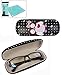 JAVOedge Owl Eyelgass Case and Bonus Free Soft Microfiber Lens Cleaning Cloth