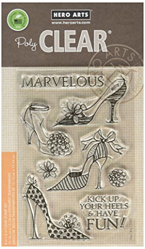 Hero Arts Clear Stamp, 4 by 6-Inch, High Heels