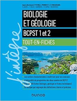 Amazon Fr Biologie Et Geologie Tout En Fiches Bcpst 1 Et 2 Peycru Pierre Perrier Christiane Fogelgesang Jean Francois Augere Bernard Beaux Jean Francois Darribere Thierry Dupin Jean Michel Van Der Rest Cecile