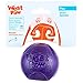 West Paw Rando Squeezy Dog Play Chew Ball Toy with Zogoflex Echo, Made in USA, Small, Eggplant