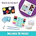 FACE PAINT SET: 30 Piece Kit Including Face Paints, Face Painting Pens, Brushes, Sponge, Stencils & Guide Book. Ideal As Birthday, Halloween, Dressing Up Gift Idea