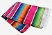 Del Mex (TM X-Large Mexican Serape Blanket Tablecloth Sarape (Pink)