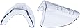 H.L. Bouton Slip-On Sideshields for safety glasses, Clear Flexible, One pair, 99705