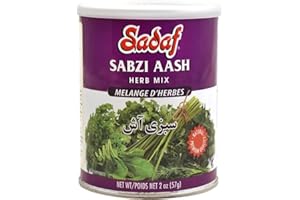 Sadaf Sabzi Aash - Dried Herbs Mix Sabzi Ash - Persian Spices for Cooking and Flavoring Food - Natural Herb Mix - Kosher - 2 Oz Can
