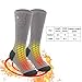 Autocastle Unisex Electric Heated Socks Rechargeable Battery Powered Heating Socks Men Women battery Operated Winter Warm Socks Kit Novelty Sports Outdoor Camping Hiking Climbing Skiing Foot Warmer